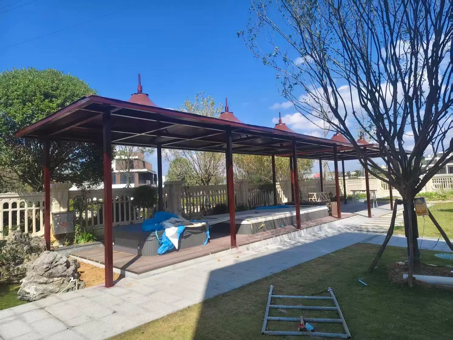 贵州修文园区小区膜结构停车棚怎么选？本地源头工厂拆解三大坑，避开返修翻倍成本